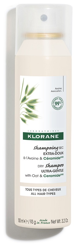 KLORANE SHAMPOO SECCO EXTRA DELICATO AVENA&CERAMIDE TUTTI I TIPI DI CAPELLI SPRAY 150 ML - farmacia187.it