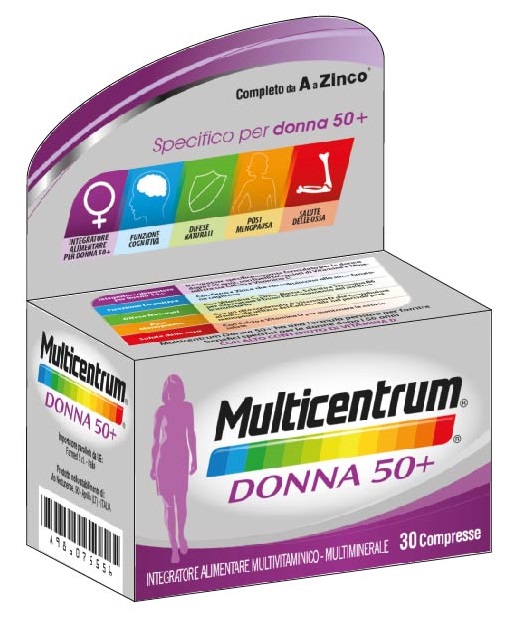 MULTICENTRUM DONNA 50+ 30 COMPRESSE - farmacia187.it