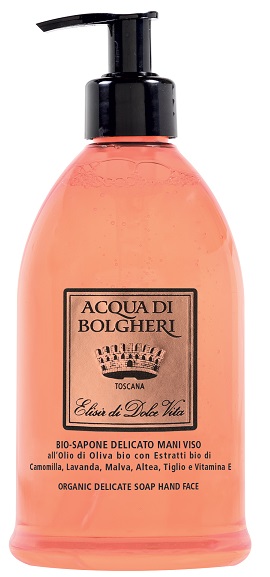 BIO-SAPONE DELICATO MANI VISO ELISIR DI DOLCE VITA 500 ML - farmacia187.it