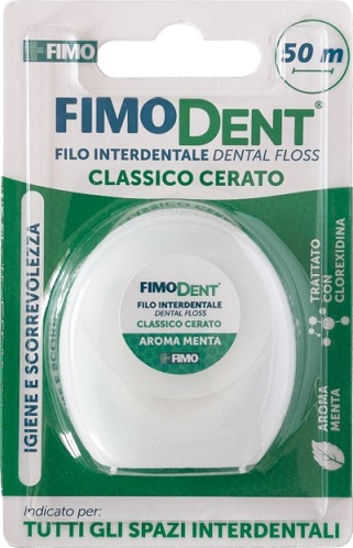 FIMODENT FILO INTERDENTALE CERATO 50M - farmacia187.it