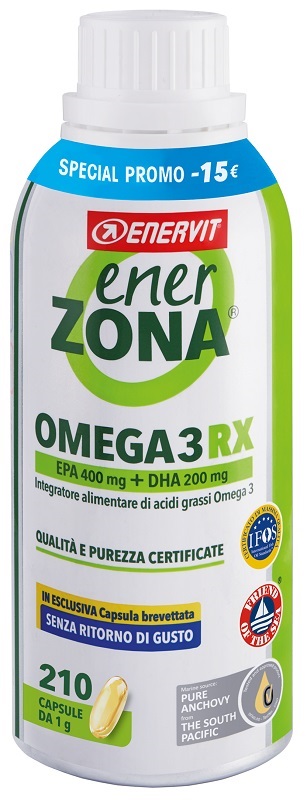 ENERZONA OMEGA 3 RX 210 CAPSULE DA 1 G TAGLIO PREZZO -15 EURO - farmacia187.it
