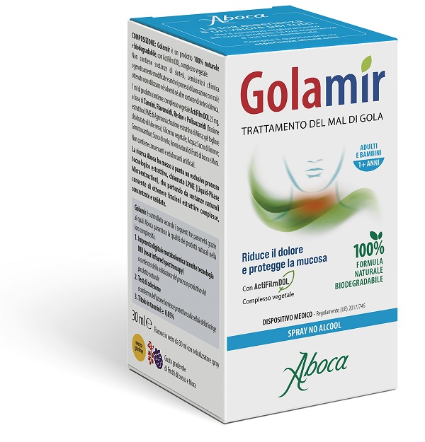 GOLAMIR SPRAY NO ALCOL 30 ML - farmacia187.it
