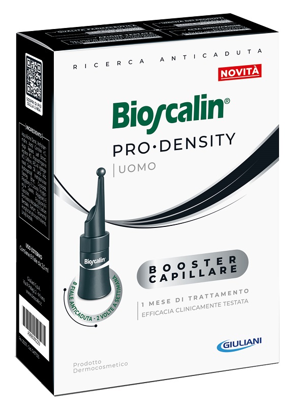 BIOSCALIN PRO DENSITY UOMO BOOSTER CAPILLARE 8 FIALE X 2,5ML - farmacia187.it