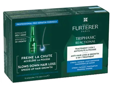 RENE FURTERER TRIPHASIC REACTIONAL TRATTAMENTO CONTRO LA CADUTA COFFRET 12 AMPOLLE - farmacia187.it