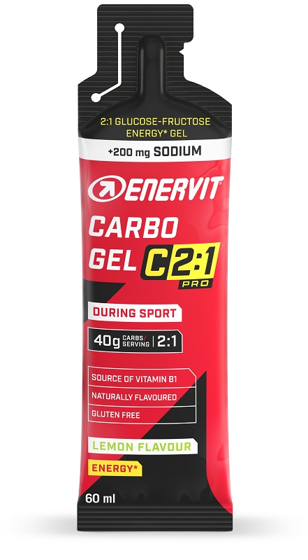 ENERVIT CARBO GEL C2:1 PRO - Limone con Sodio 60ml - farmacia187.it