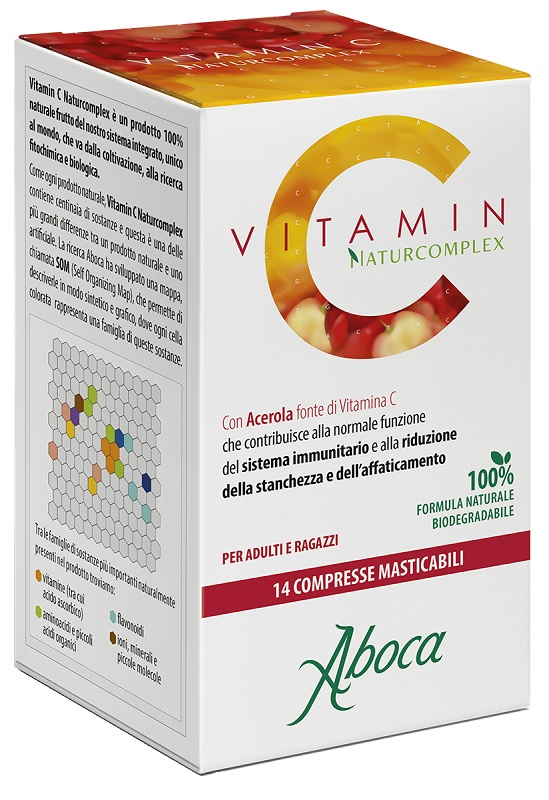 VITAMIN C NATURCOMPLEX 14 COMPRESSE - farmacia187.it