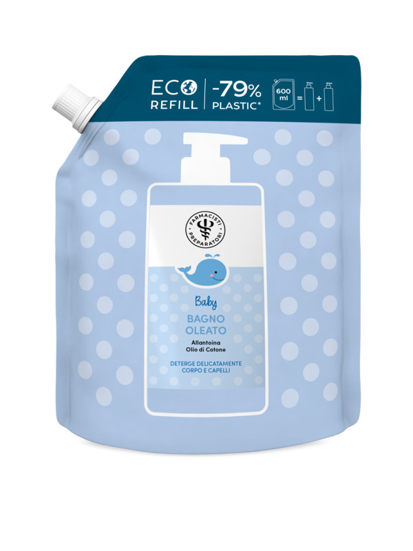 LFP BABY BAGNO OLEATO ECO REFILL 600 ML - farmacia187.it