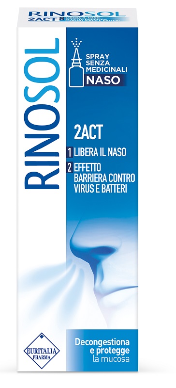 SPRAY NASALE RINOSOL 2ACT 15 ML - farmacia187.it