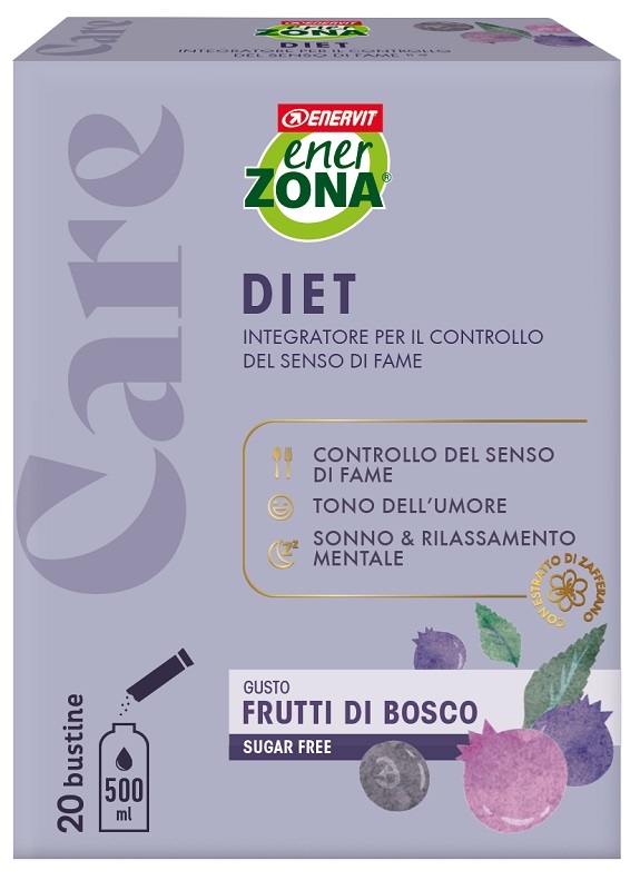 ENERZONA CARE DIET FRUTTI DI BOSCO 20 BUSTINE - farmacia187.it